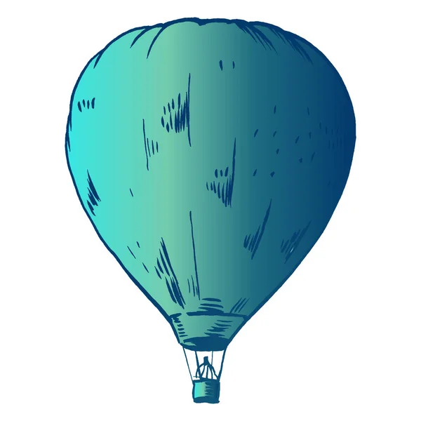 Vektorillustration av varm luft ballong — Stock vektor