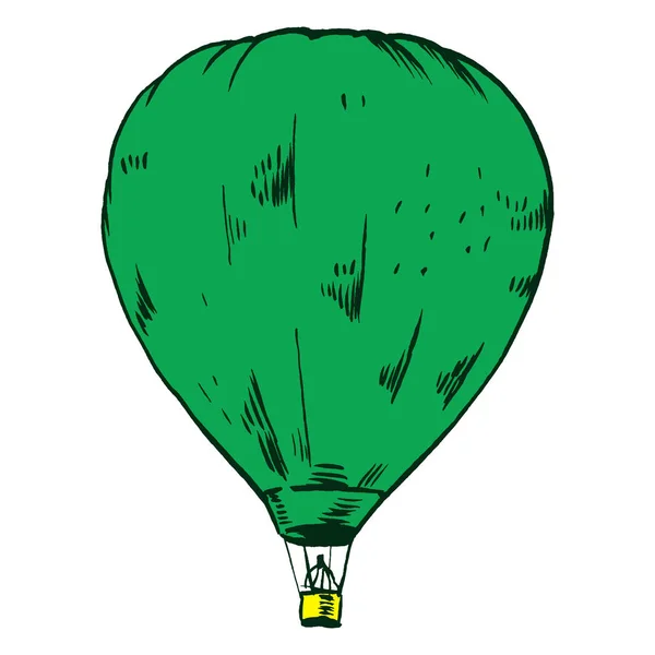 Vektor ilustrasi balon udara panas - Stok Vektor