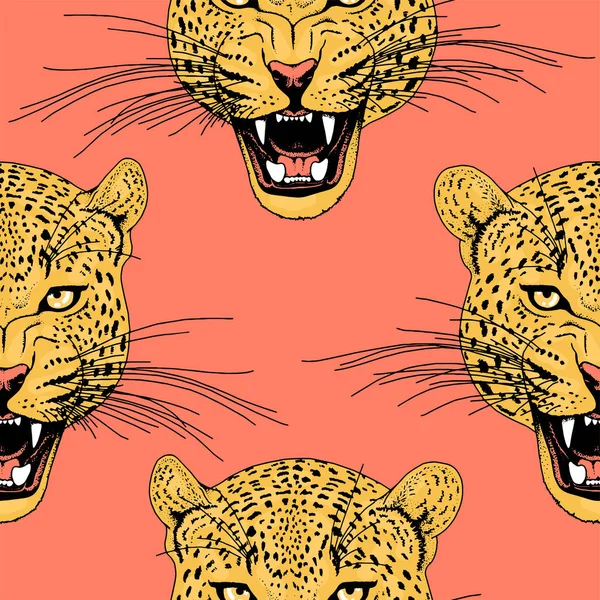 Leopard face tattoo , illustration, print