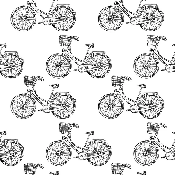 Ποδήλατο με καλάθι — Φωτογραφία Αρχείου