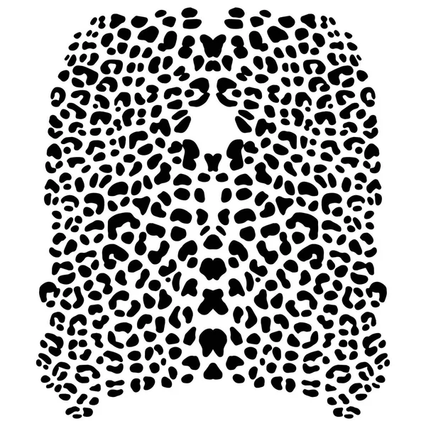 ヒョウの皮パターンのベクトルの背景 — ストックベクタ