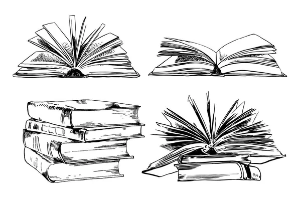 Книги и пикники — стоковый вектор