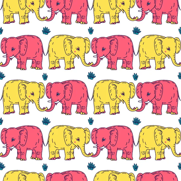 Cute elephant cartoon — Stock Vector