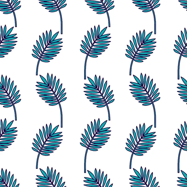 Απρόσκοπτη τροπική ζούγκλα Palm φύλλα μοτίβο. — Διανυσματικό Αρχείο