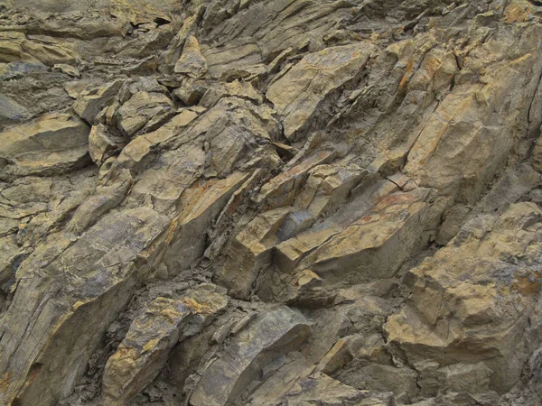 Textura Montaña Primer Plano Fondo Piedra Marrón Claro Textura Arenisca —  Fotos de Stock
