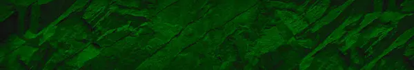 Bright Green Abstract Background Green Grunge Banner Toned Rock Texture — 스톡 사진