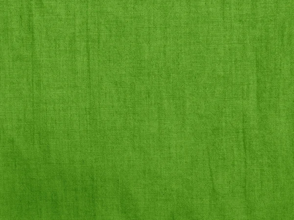 緑の布の背景 ラフなコットン生地の質感 明るい緑の抽象的な自然背景 — ストック写真