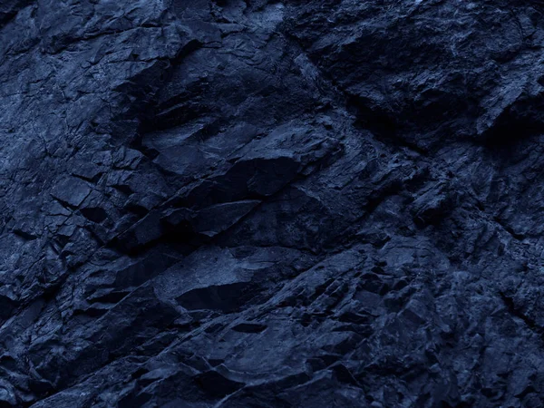 Fondo Roca Azul Oscuro Textura Montaña Tonificada Primer Plano Combinación — Foto de Stock