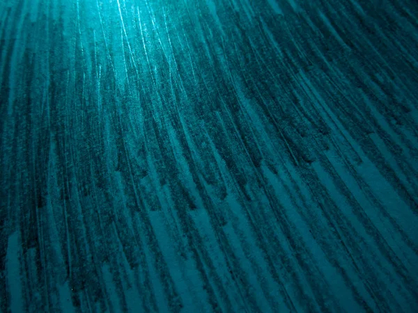 Темно Синий Зеленый Фон Затененный Лист Бумаги Мазки Карандаша Отражение — стоковое фото