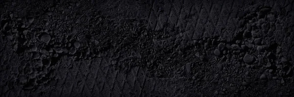 Grunge Grauer Hintergrund Gehweg Beschädigt Alte Kaputte Bürgersteige Schotterbeton Schwarzer — Stockfoto