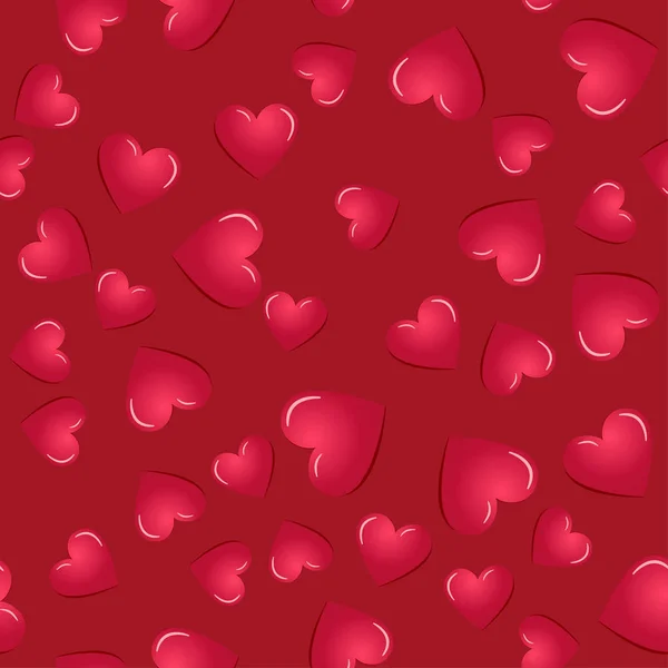 Hintergrund Mit Herzen Zum Valentinstag — Stockvektor