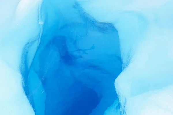 Detalj av en tunnel i en glaciär. — Stockfoto