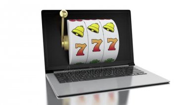 slot makinesi ile 3D dizüstü.