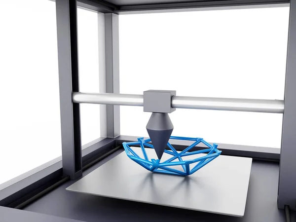 3D Three dimensional printer. — Stock Photo, Image