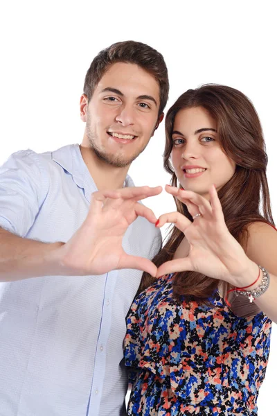 Retrato de belo casal . — Fotografia de Stock