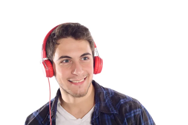 Man listening to music. — Stock Photo, Image