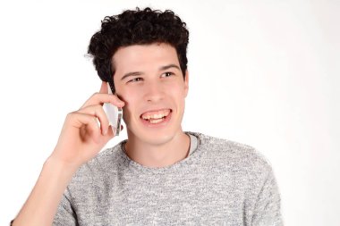 Telefonda konuşan adam..