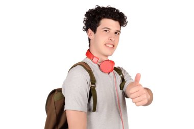 başparmak ile öğrenci.