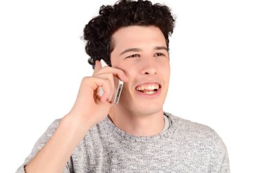 Telefonda konuşan adam..