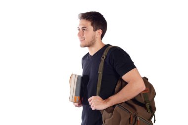 sırt çantası ve defter.