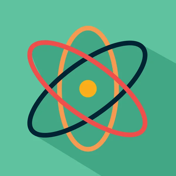 Ikona atomu. vektorová ilustrace — Stockový vektor