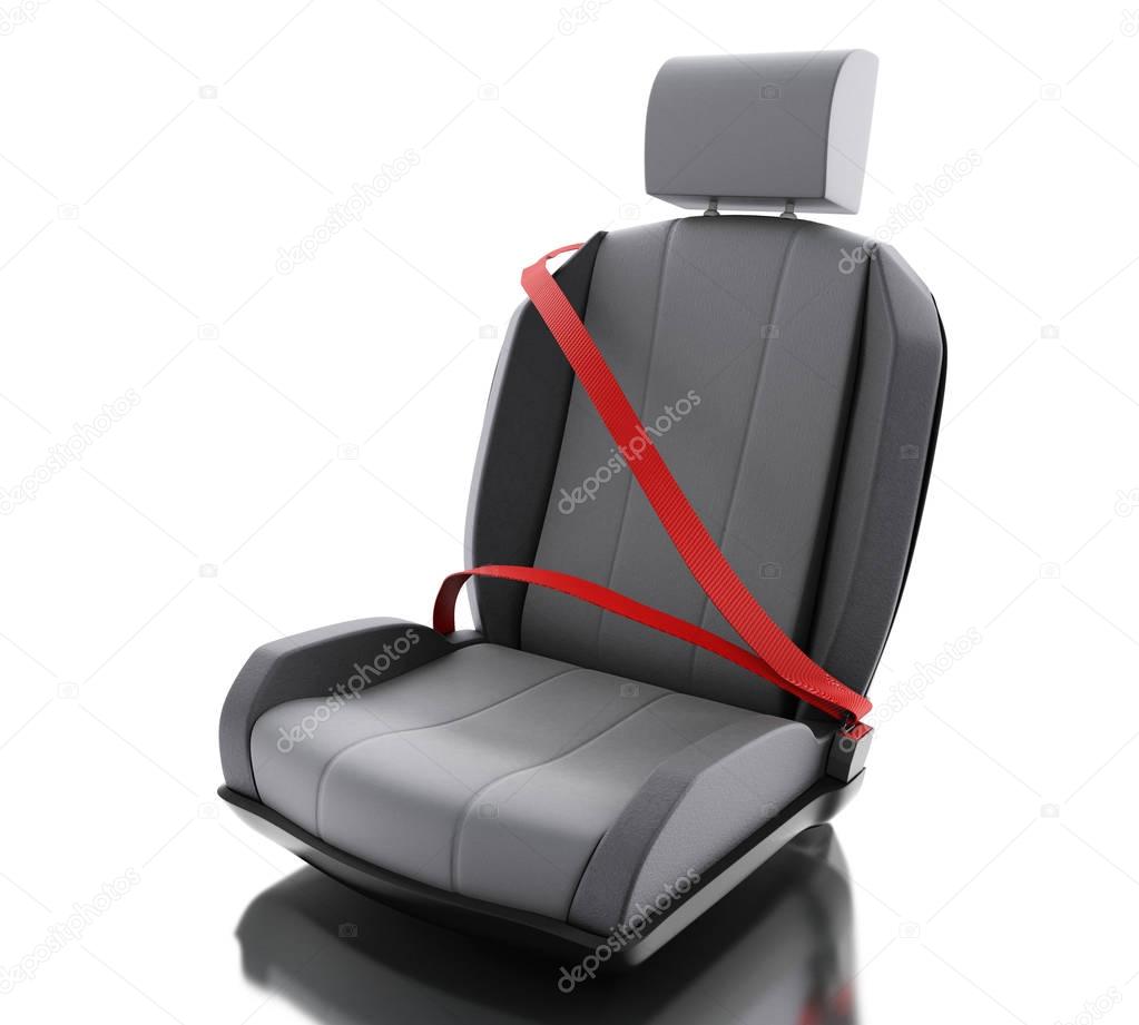 3d Car chair with auto seat belt