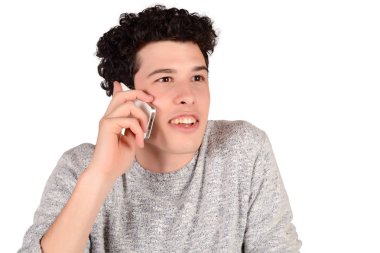 Telefonda konuşan adam..