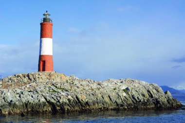Beagle kanalı yılında deniz feneri.
