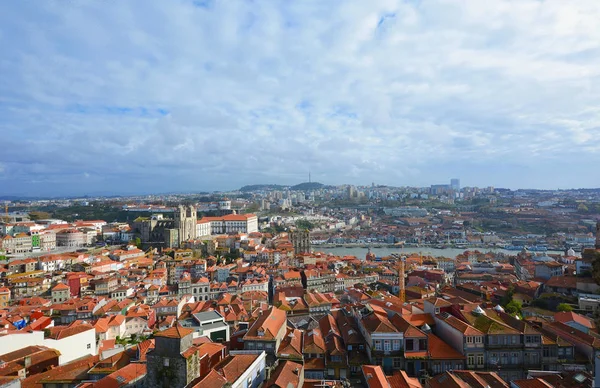 Letecký pohled na porto, portugalské. — Stock fotografie