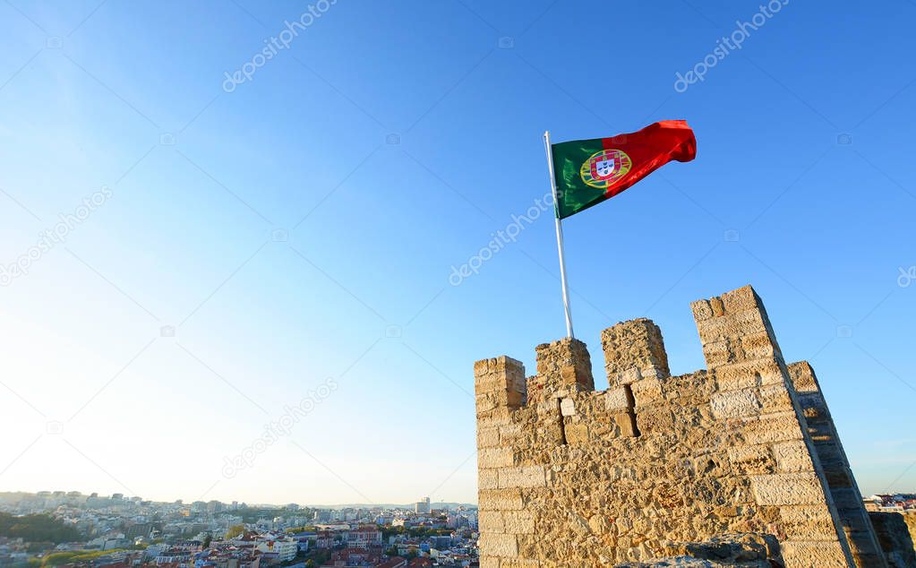 St. George's castle in Lisbon, Portugal.