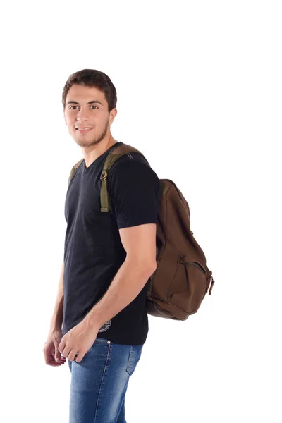 Estudante com mochila . — Fotografia de Stock