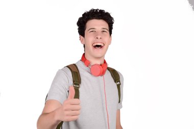 başparmak ile öğrenci.