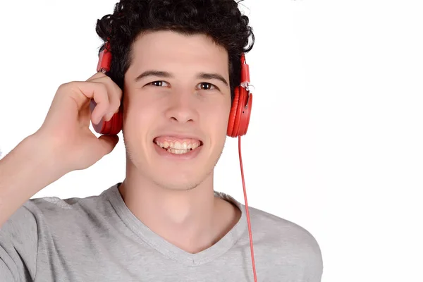 Man listening to music. — Stock Photo, Image