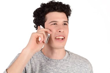 Telefonda konuşan adam..