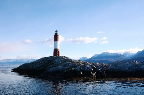 Lighthouse in Beagle channel. — Stock Photo, Image