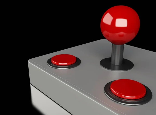 3d Retro joystick — Zdjęcie stockowe