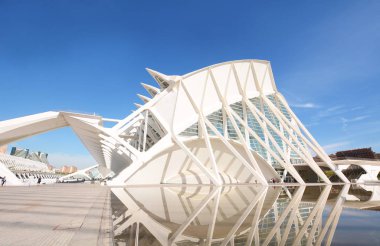 Valencia, İspanya - 4 Nisan 2017: Şehir sanat ve bilim, 