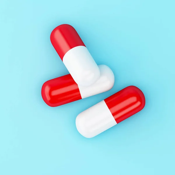 3d capsules pills. — Stock Photo, Image