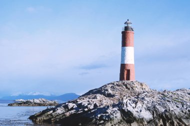 Beagle kanalı yılında deniz feneri.