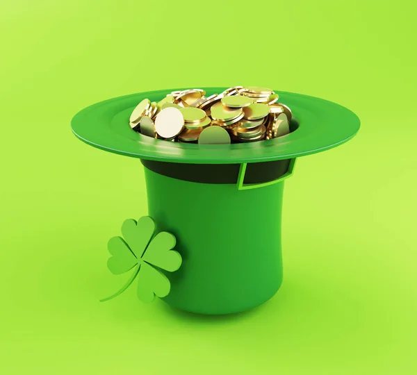 3d St. Patrick 's day hat — стоковое фото