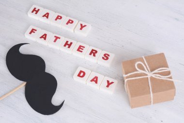 Mutlu Babalar günü blok photo booth sahne bıyıklı