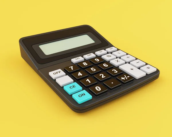 3D-calculator. — Stockfoto