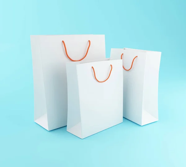 3d Shopping Bag. Concetto vendita . — Foto Stock