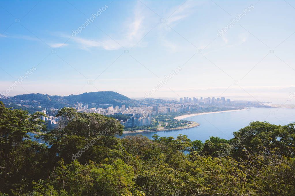 View of Rio de Janeiro, Brazil.