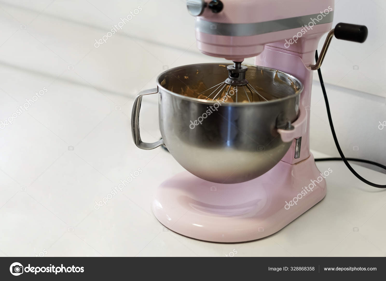 pink cake mixer machine