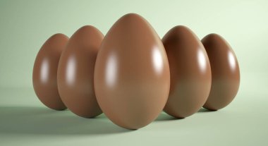 3D Paskalya yumurtaları.