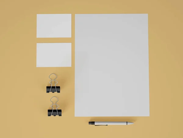 Illustration Mockup Set Identity Branding Business Concept Corporate Identity — Stock Photo, Image
