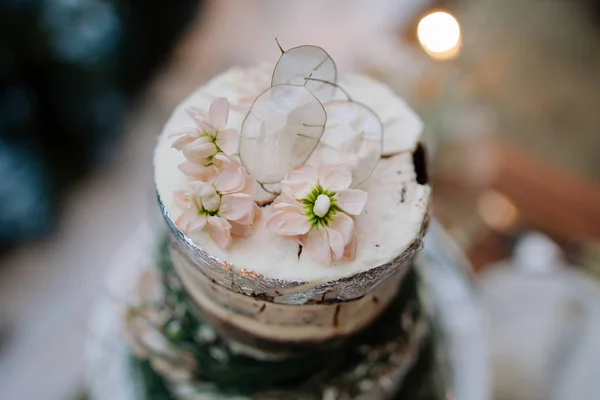 Bolo decorado casamento — Fotografia de Stock