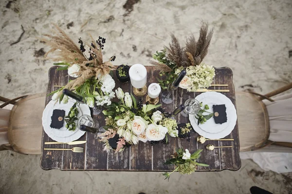 Wedding table setting — Stock Photo, Image