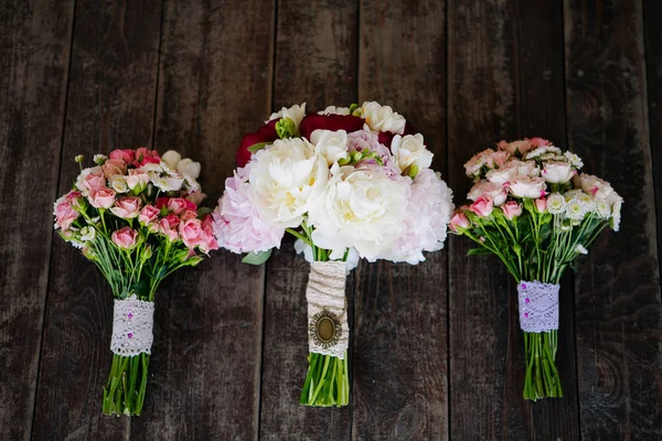 Wedding floral bouquets — Stock Photo, Image